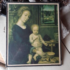 Vintage Prent | Madonna & Child | Gerard David