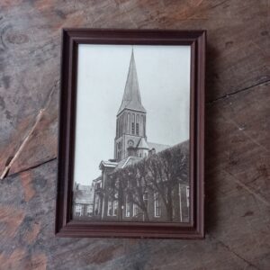 Vintage Schilderijtje | Prent/Kerk