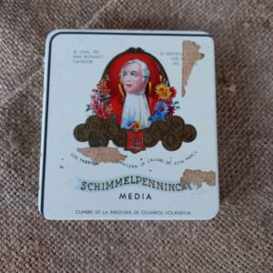 Vintage Cigarenblikje Schimmelpenninck | Creme
