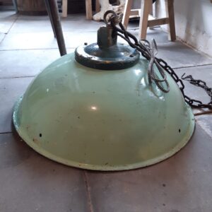 Fabriekslamp Vintage | Groen/mintgroen