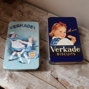 Opbergblik Verkade | Vintage/Donkerblauw