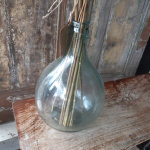 Oude glazen Vaas | 30cm