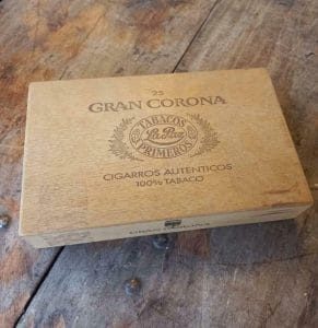 Vintage Cigaren Kistje | Gran Corona | Hout