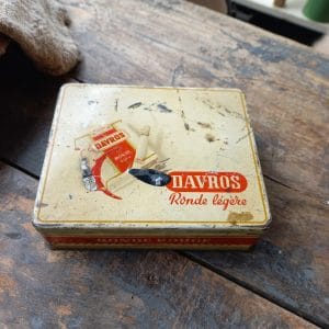Oud Cigarenblik | Davros/Vintage