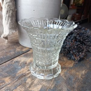 Vintage Glazen Vaas | 16cm