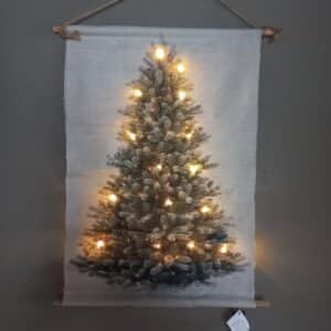 Wanddoek Kerstboom LED | Cosy S 40x60CM
