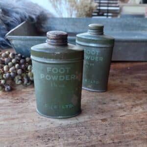 Blikje Footpowder | Leger/WW2 | 2de Wereldoorlog