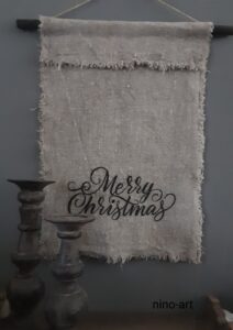 Medium Wanddoek Merry Christmas | 40/55cm