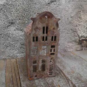 Windlicht Lara House  Rust 6x13cm
