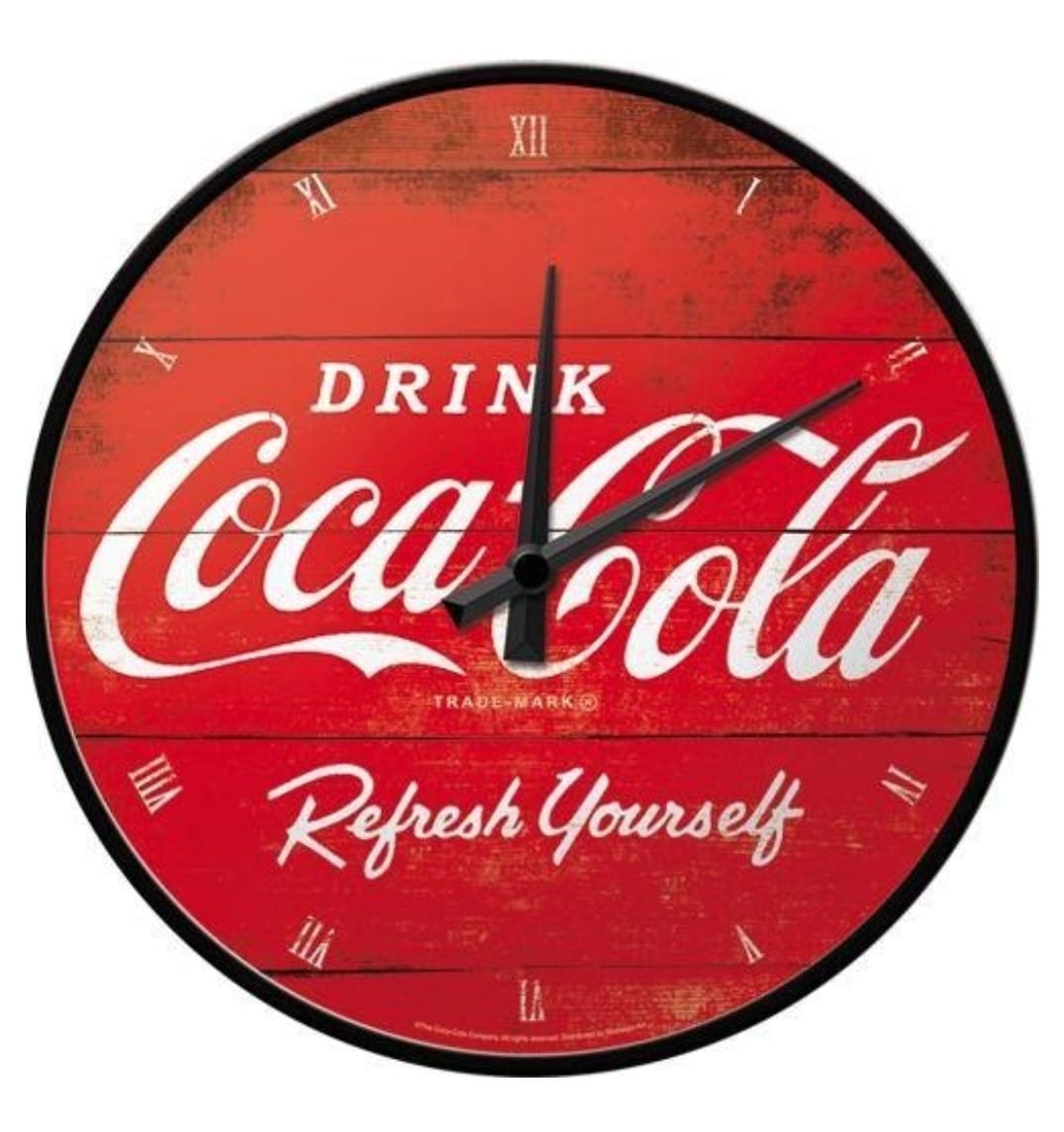 Wandklok Coca Cola 31cm
