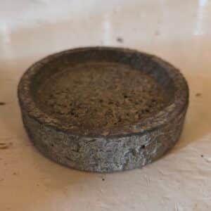 Schaaltje Aardewerk Cement Antraciet 8cm