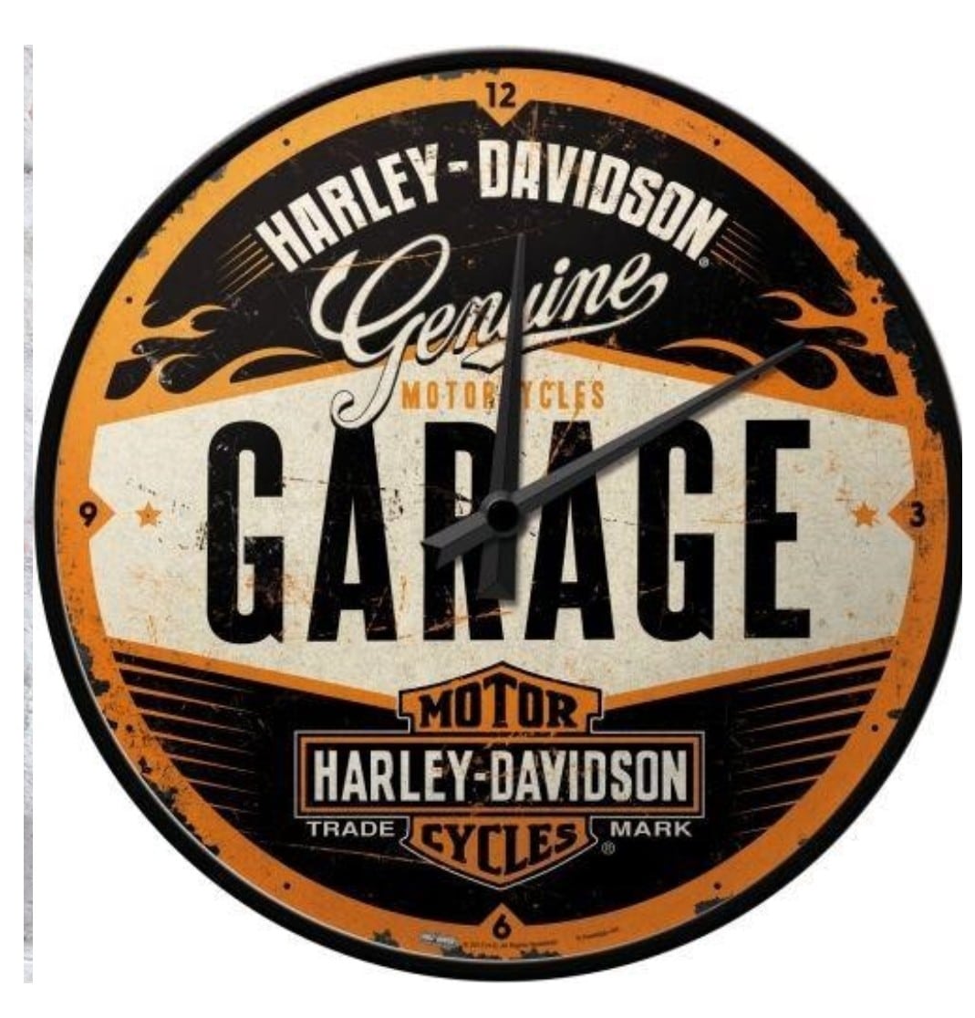 Wandklok Harley Davidson 31cm