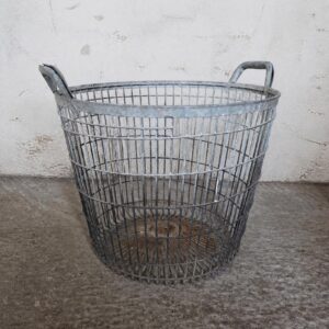 Vintage Metalen Draadmand/Opberger