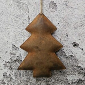 Binnenkort!...Hanger Kerstboom Roest/Metaal 35cm