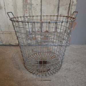 Vintage Metalen Draadmand/Opberger
