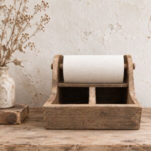 Houten Keukenrolhouder "Greet"