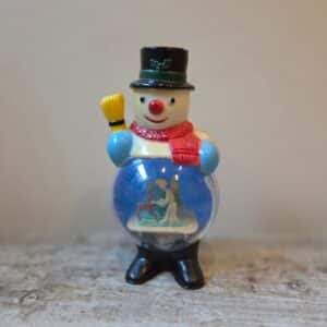 Vintage Sneeuwbol Kerst/Sneeuwpop
