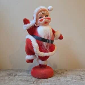 Vintage Dansende Kerstman Flock