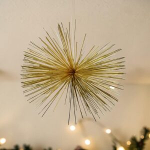 Ster Straws Pet Goud & Zilver 60cm